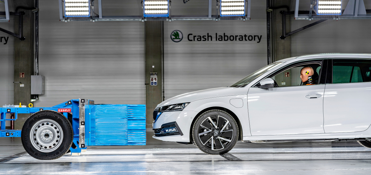 Skoda открыла новый полигон для краш-тестов