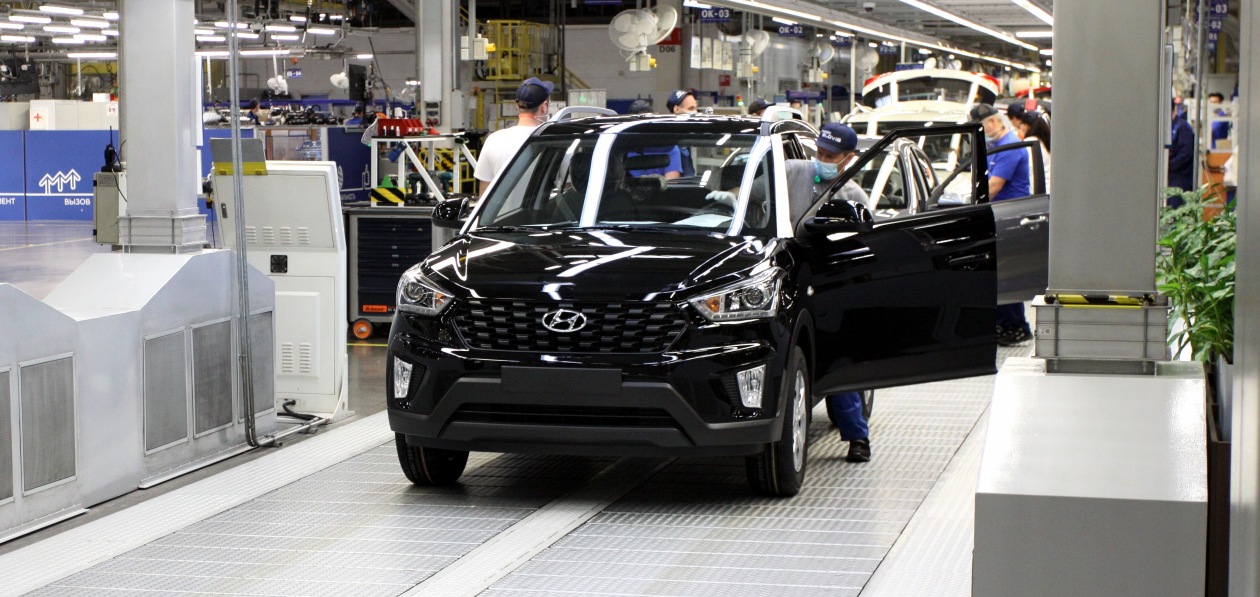 Завод Hyundai в Петербурге наращивает объемы производства