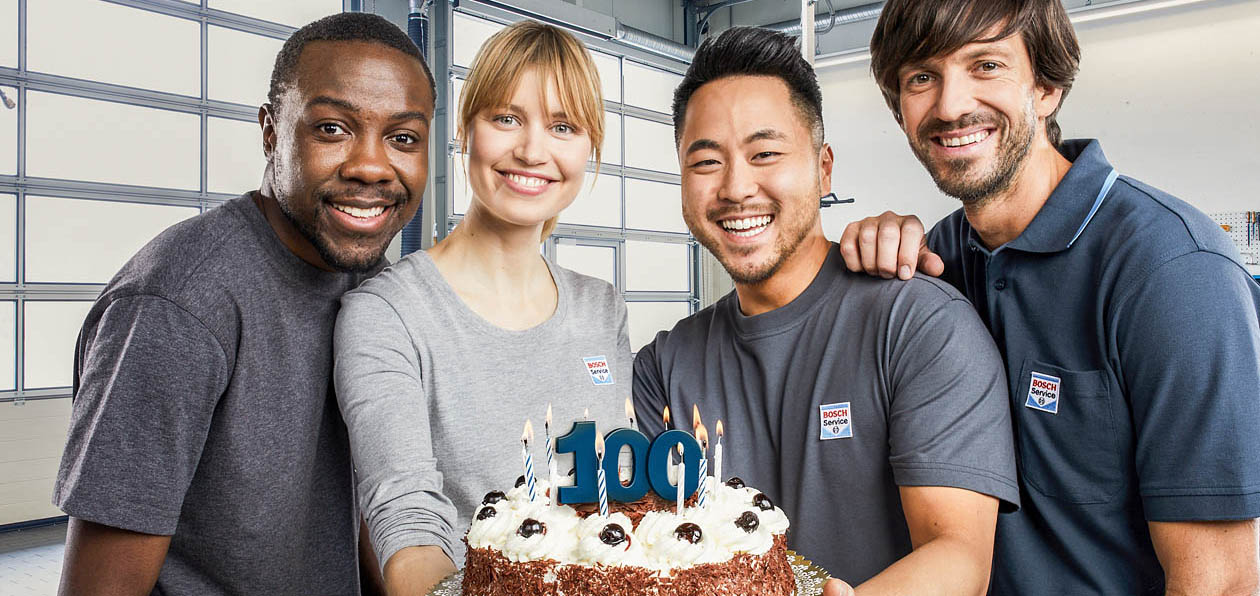 100-летний юбилей сети Bosch Auto Service: безопасность, основанная на опыте