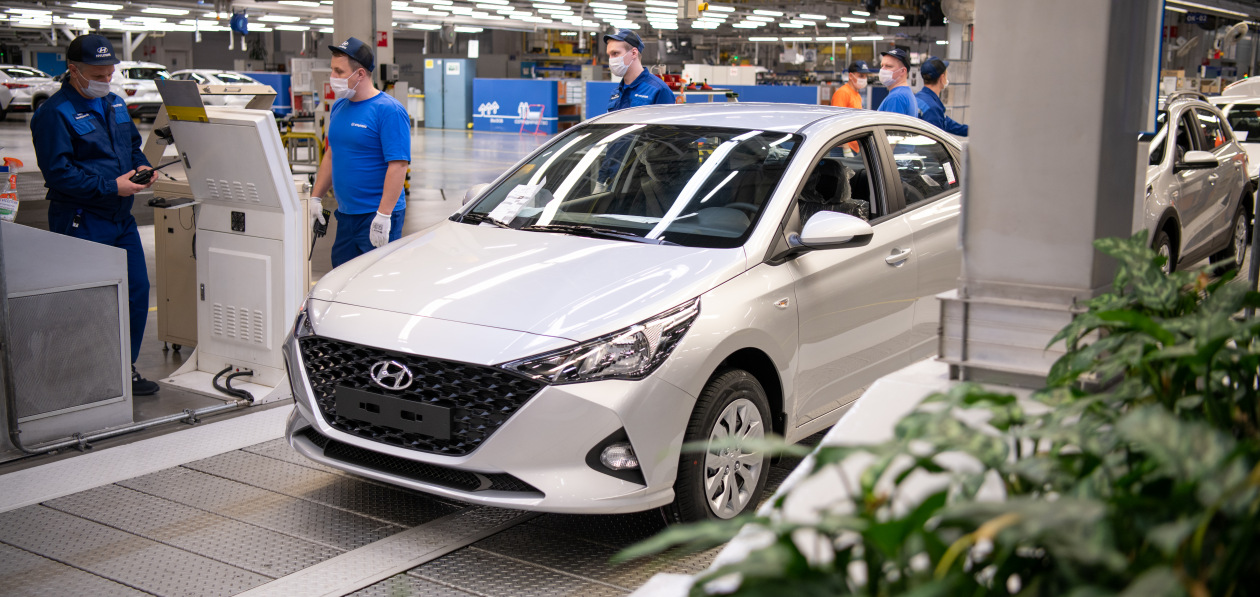 Российский завод Hyundai Motor вернулся к допандемийным показателям производства