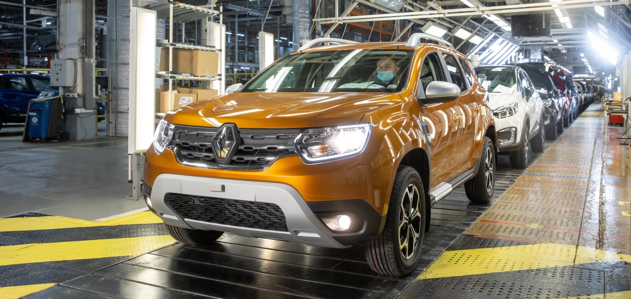 Renault временно остановит производство на заводе в Москве