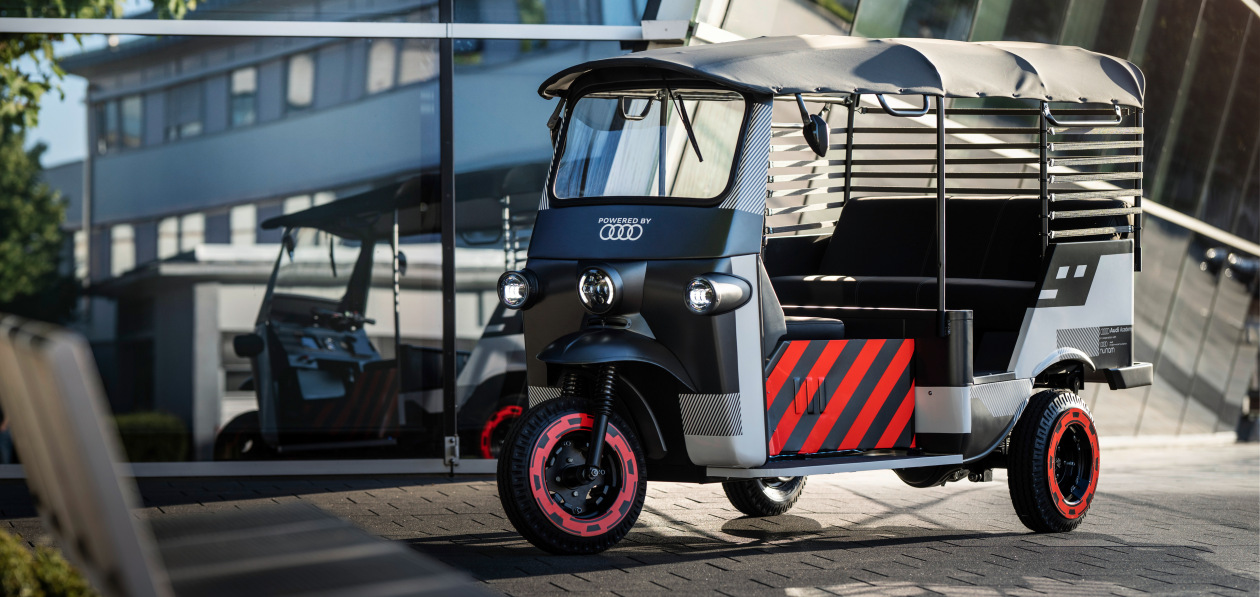 Отработанным батареям Audi нашли применение в электрических моторикшах