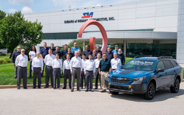 Завод Subaru в США собрал пятимиллионный автомобиль