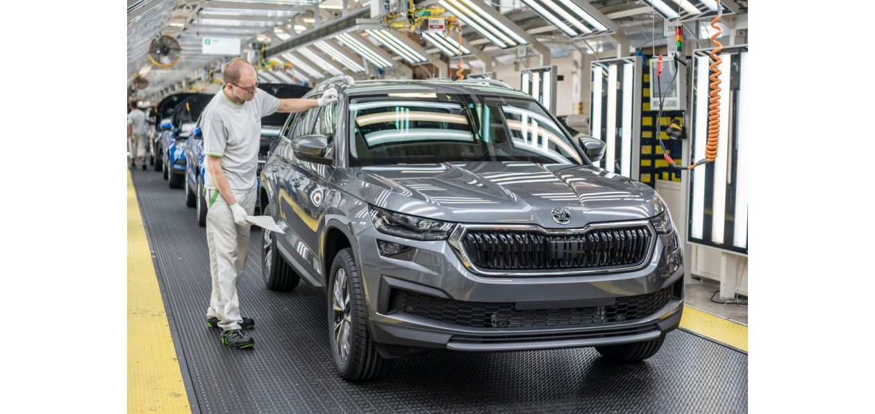 Skoda остановила производство в Квасинах