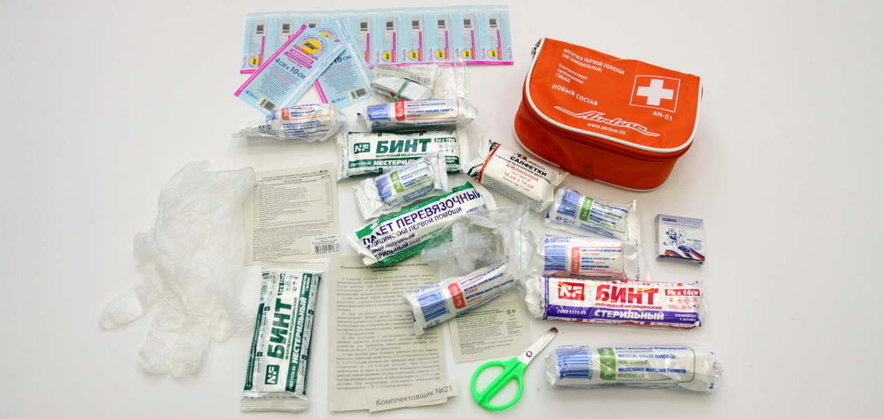 Минздрав предложил обновить содержимое автомобильной аптечки