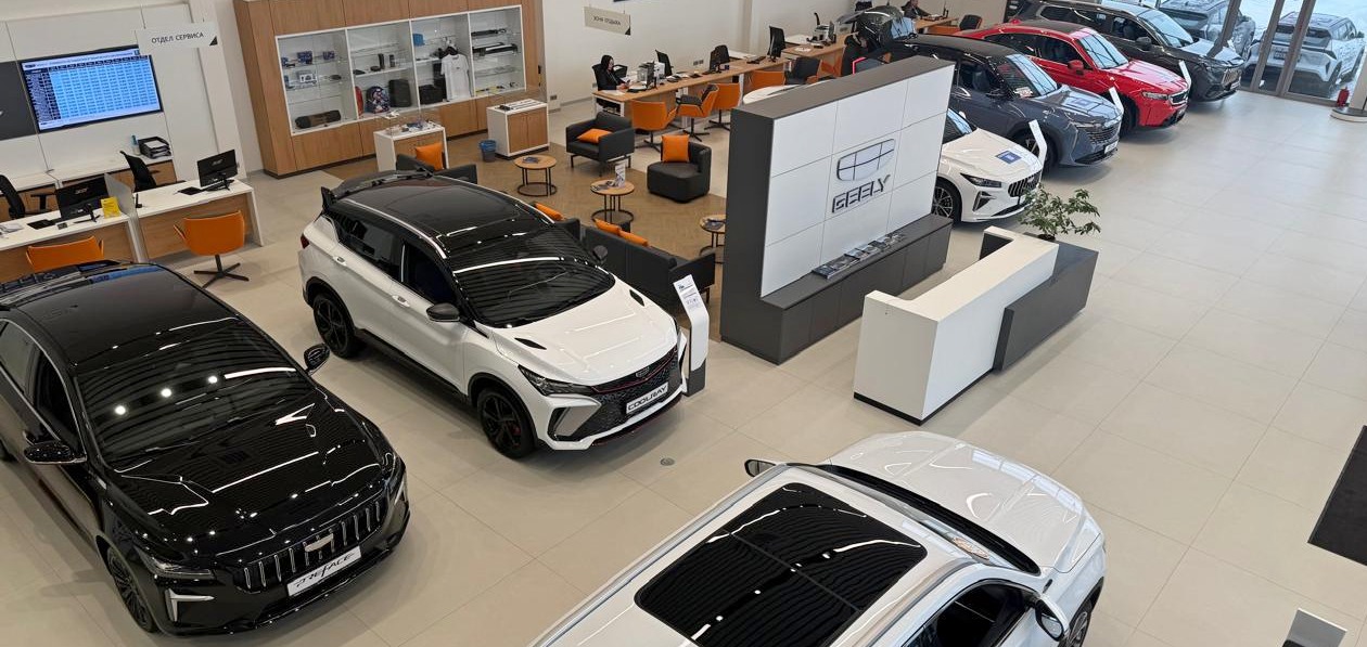 Geely расширил дилерскую сеть в России