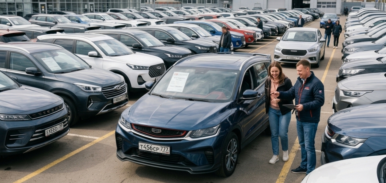 Россия удвоила импорт автомобилей из Китая
