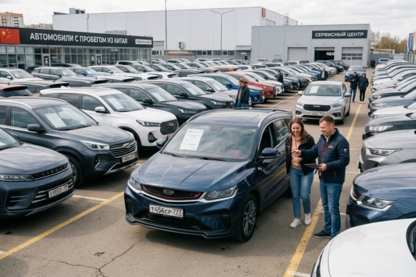 Россия удвоила импорт автомобилей из Китая