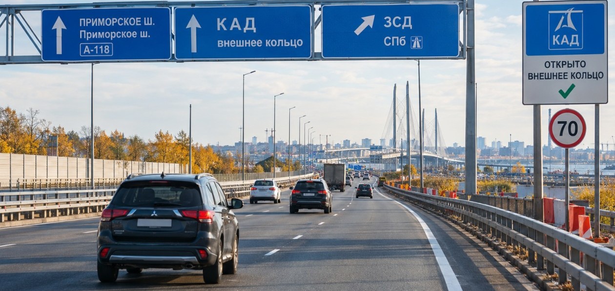 КАД открывает внешнее кольцо у ЗСД