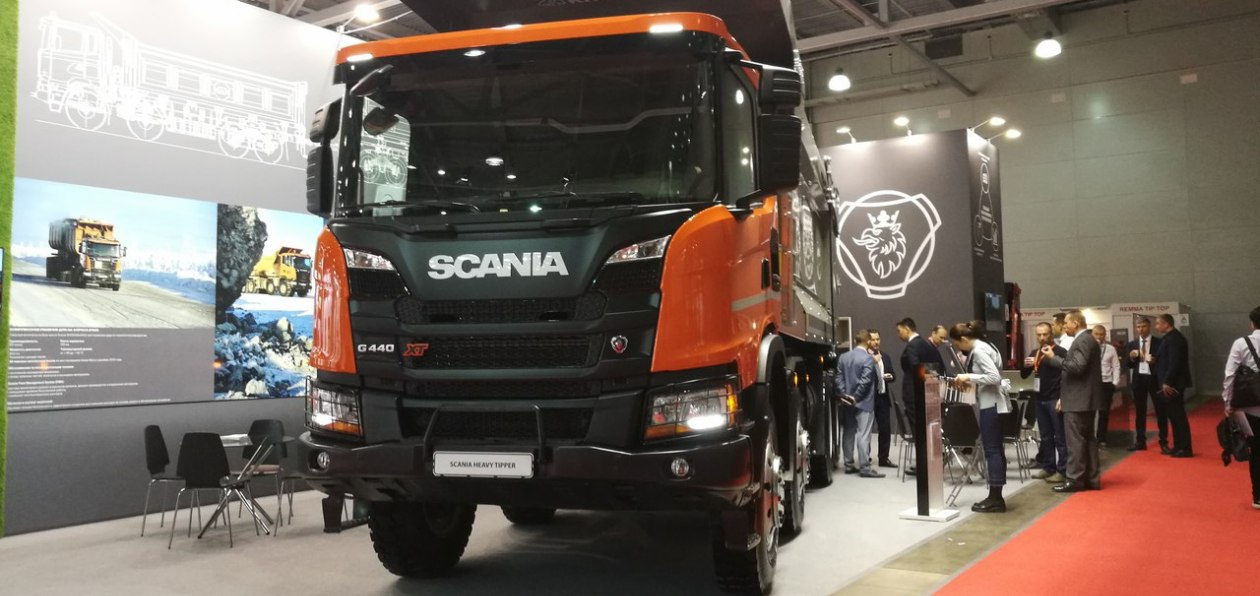 Scania представила новый самосвал