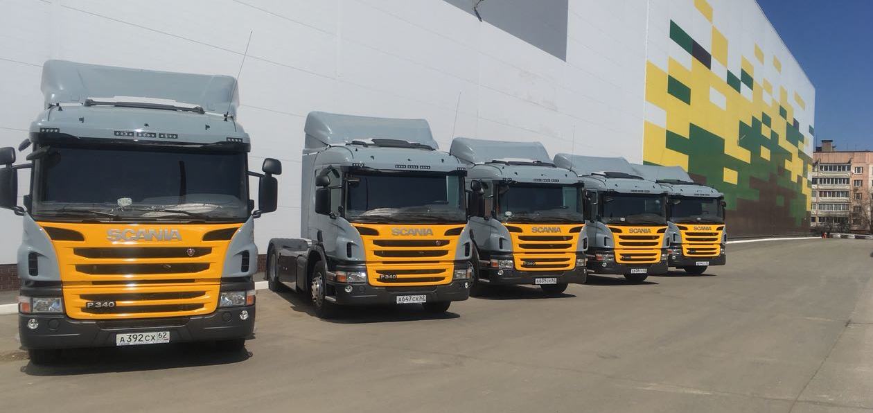 Scania передала клиенту 11 грузовиков на метане