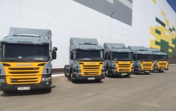 Scania передала клиенту 11 грузовиков на метане