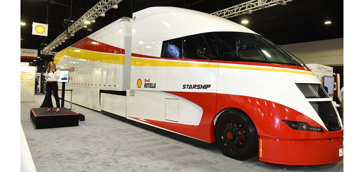 Shell и Airflow Truck Company представили концептуальный грузовик