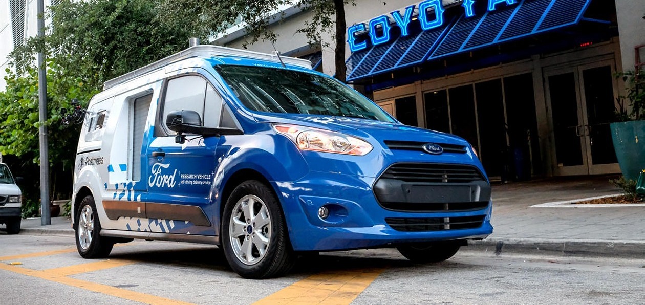 Ford начал тестировать беспилотный развозной фургон