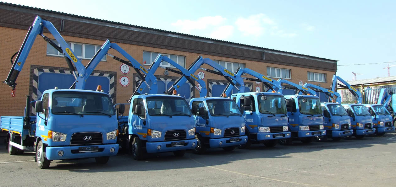 Hyundai Truck and Bus Rus поставила грузовики с КМУ для компании МОЭК