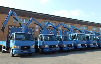 Hyundai Truck and Bus Rus поставила грузовики с КМУ для компании МОЭК