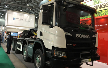WASMA 2018: Scania с погрузчиком Palfinger
