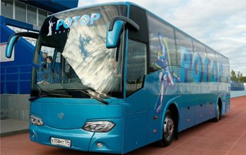 Volgabus поставил эксклюзивный автобус для ФК «Ротор»