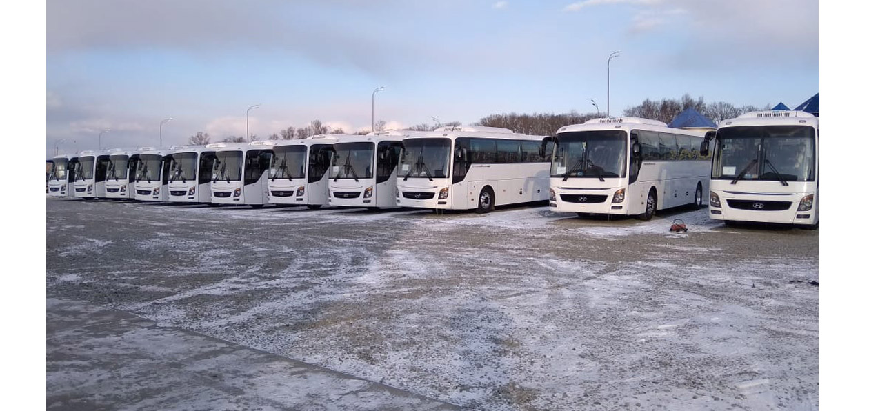 Hyundai поставит 30 туристических автобусов на Универсиаду 2019