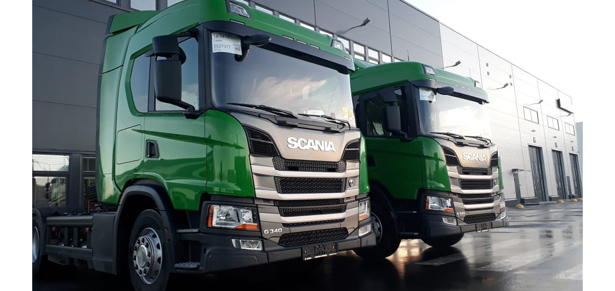 Scania поставила в Омск тягачи на метане