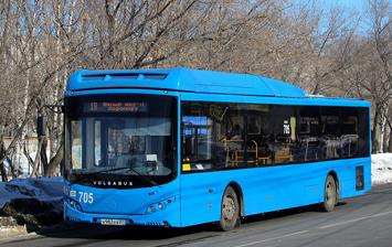 В Хабаровске будут работать 15 новых газовых автобусов Volgabus