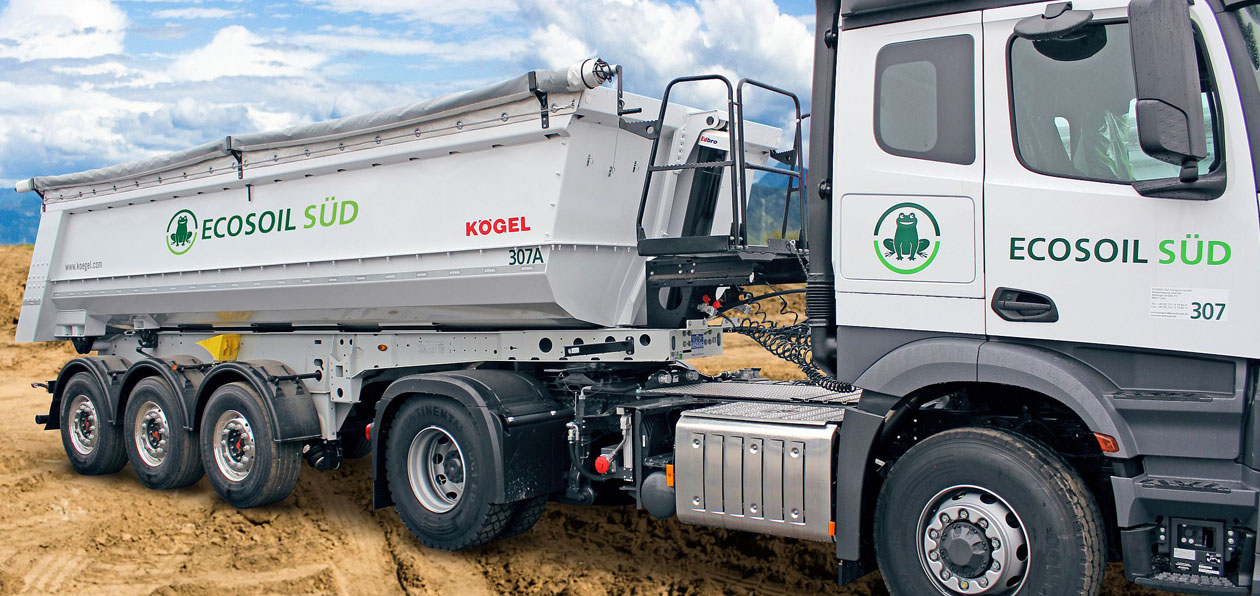 Kögel поставила самосвальные полуприцепы в специсполнении