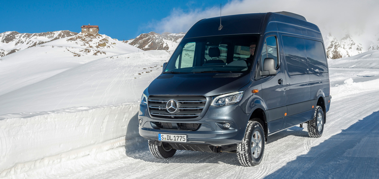 Новый полноприводный Mercedes-Benz Sprinter стал доступен для заказа