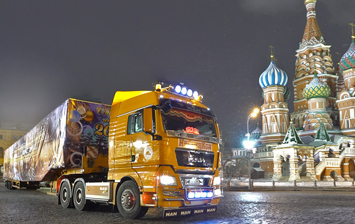 MAN TGX доставил главную елку страны
