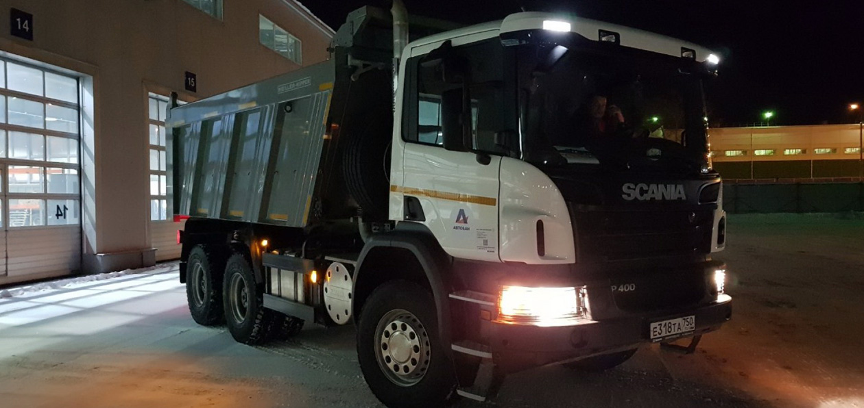 Scania поставила 35 самосвалов дорожно-строительной компании