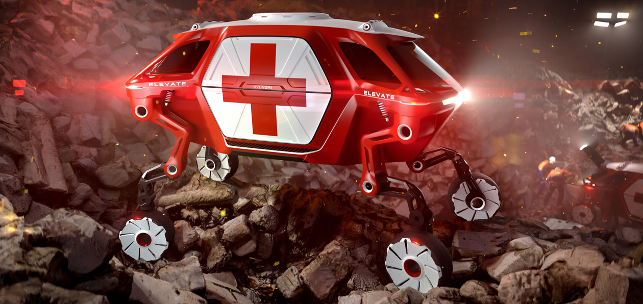 Hyundai показала свой первый шагающий концепт