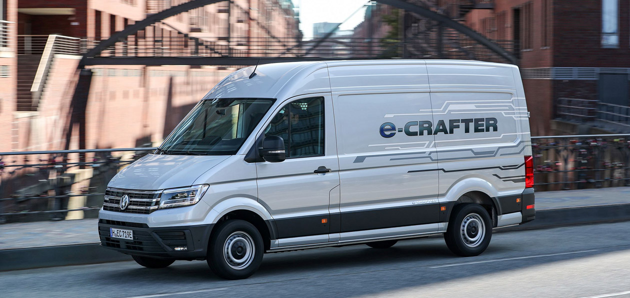 Volkswagen представил Crafter на электротяге