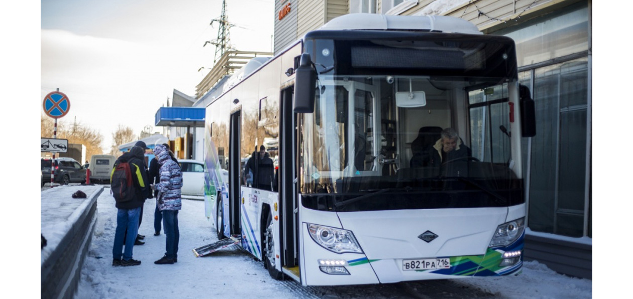 Автобус Lotos 105 CNG прибыл на тестовую эксплуатацию в Новосибирск