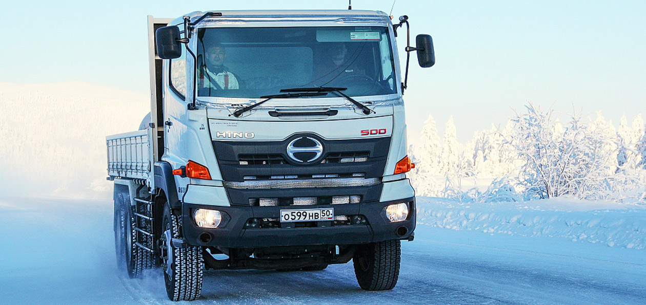 Hino испытала свои грузовики в экстремальных условиях