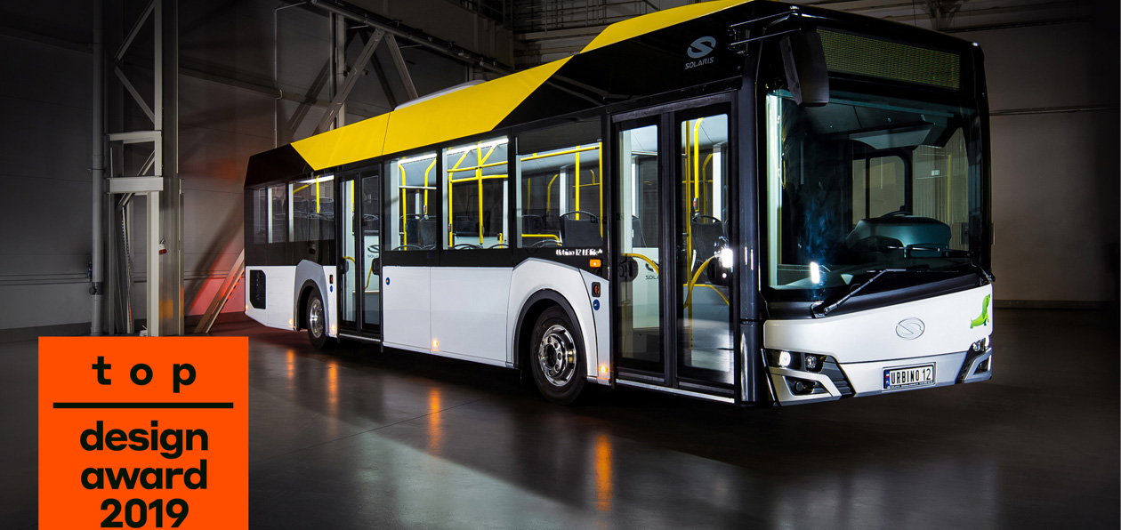 Solaris Urbino 12 LE lite hybrid отмечен премией дизайнеров