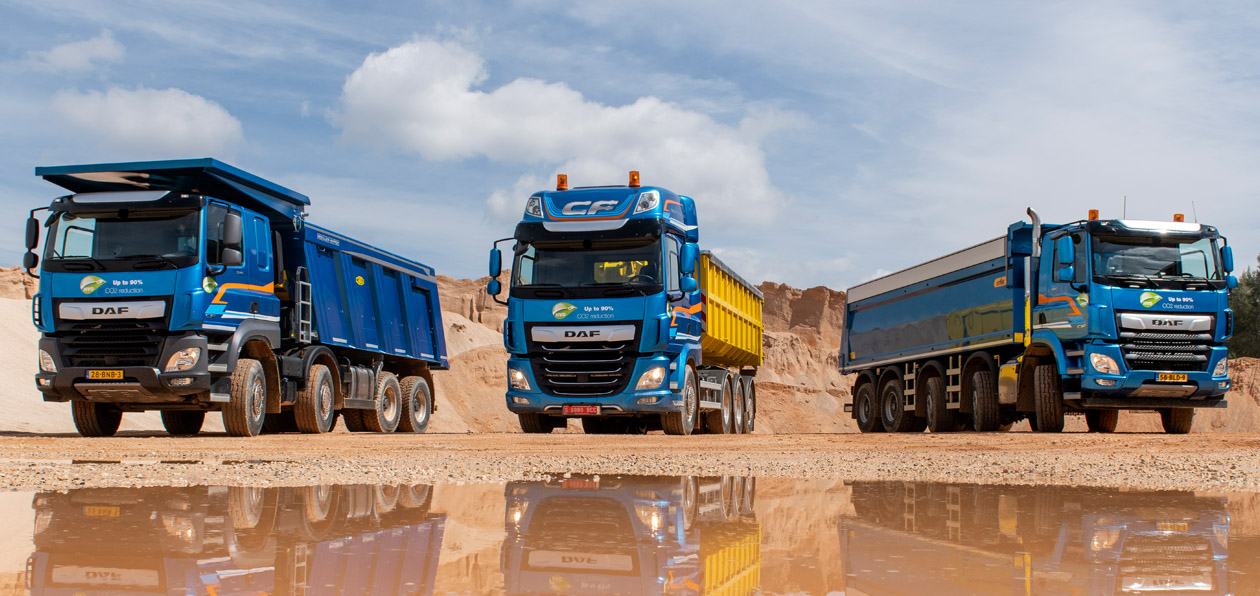 BAUMA 2019: DAF представил новые варианты шасси, мостов и осей