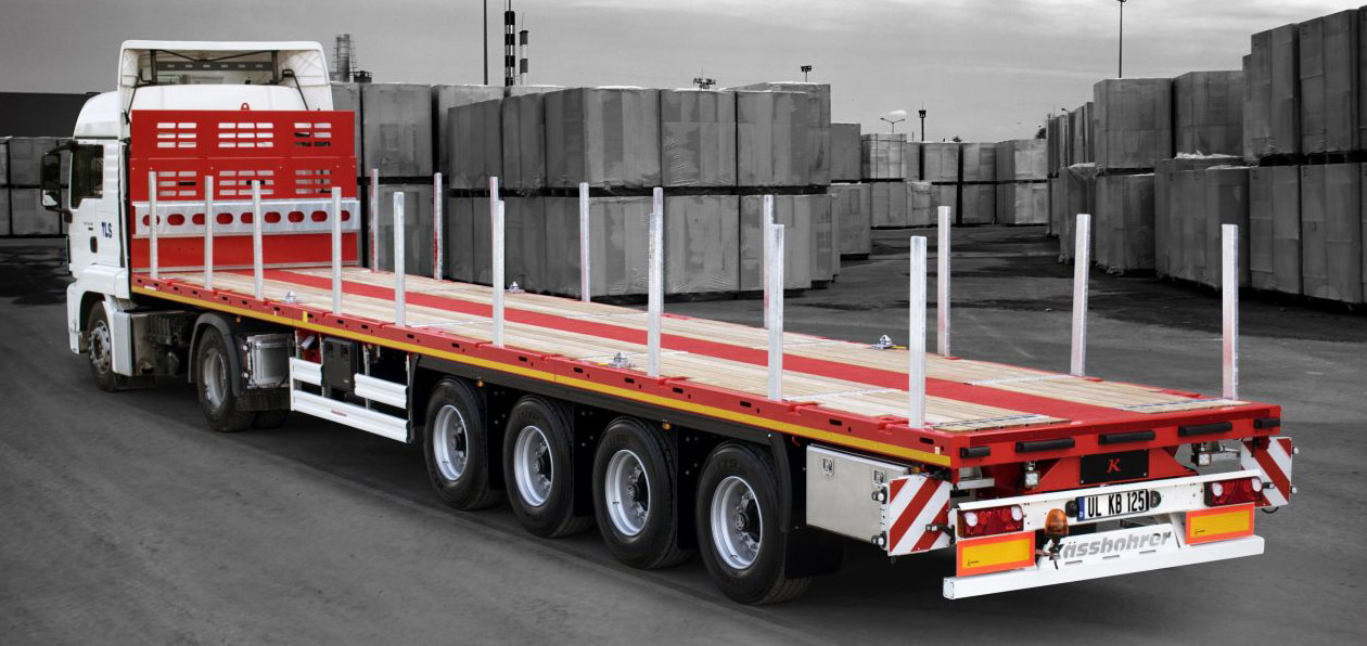 BAUMA 2019: Kаssbohrer представила новый полуприцеп-платформу