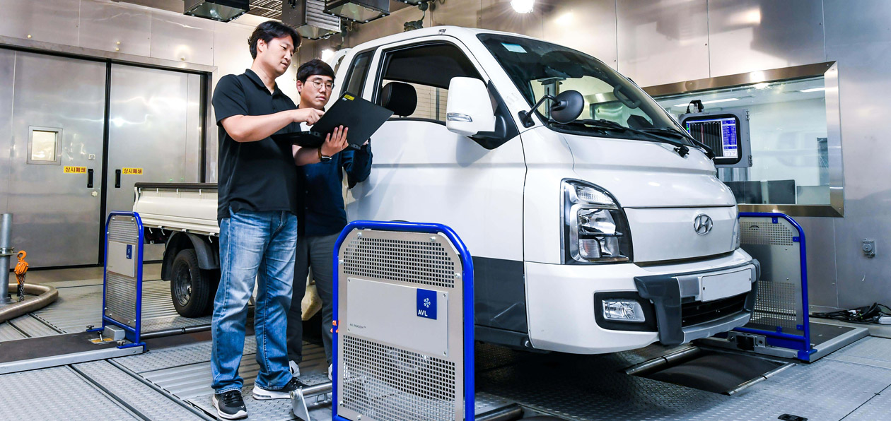 Hyundai представила систему управления коммерческим электромобилем