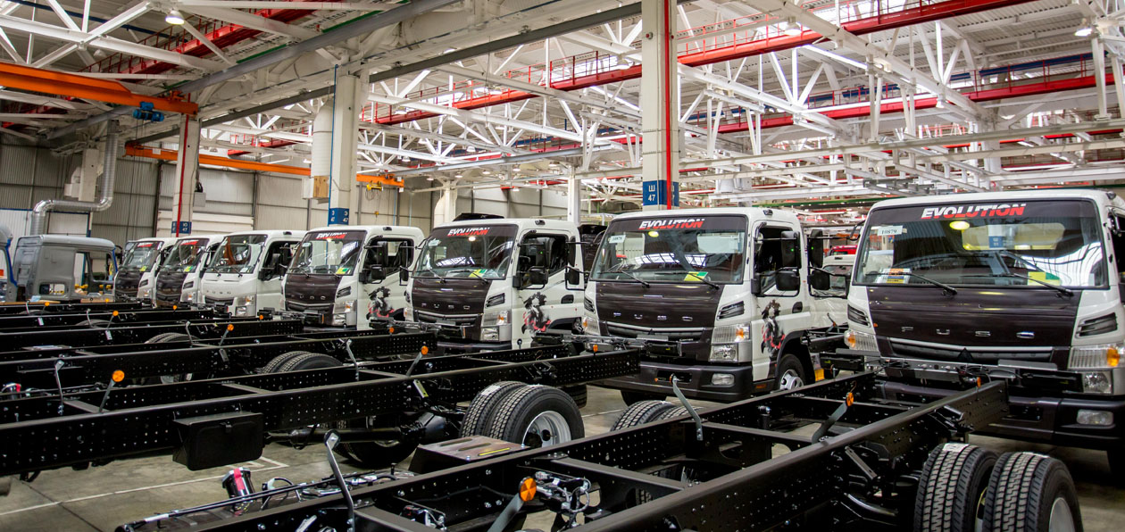 В Набережных Челнах собрали 10-тысячный грузовик Fuso Canter
