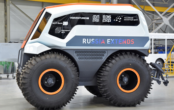 Volgabus показала двухсекционный беспилотный автобус-вездеход