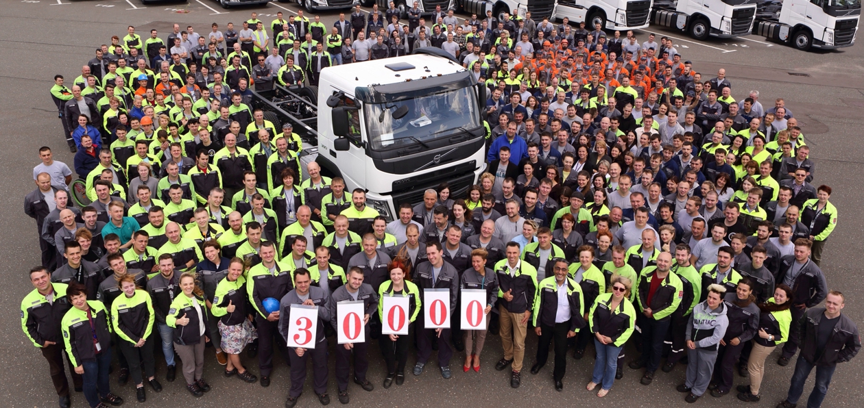 Volvo выпустил 30-тысячный грузовик на заводе в Калуге