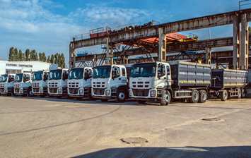 Isuzu поставила 10 автопоездов-зерновозов крупному агрокомплексу