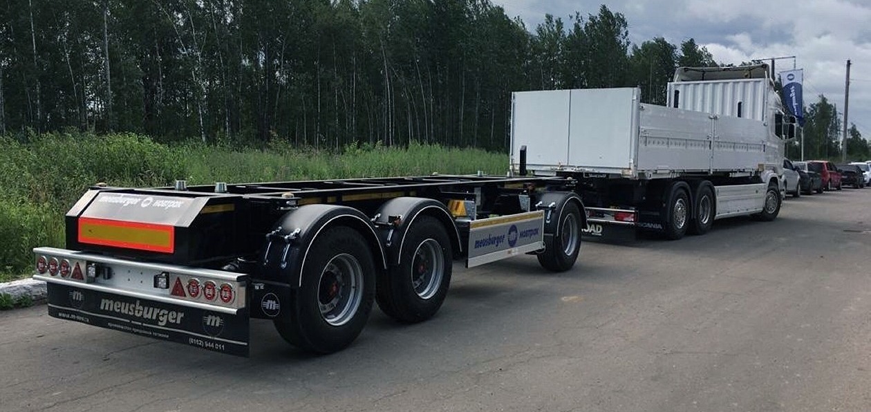«Meusburger Новтрак» выпустил новый прицеп-контейнеровоз