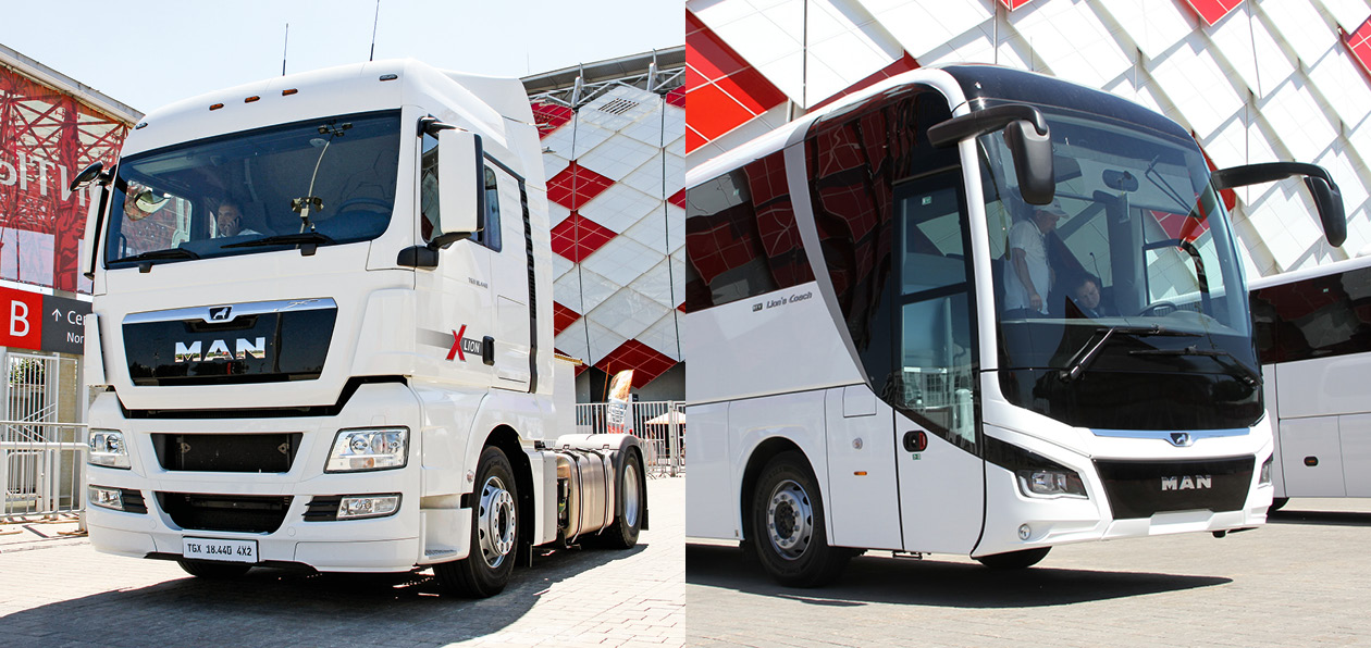 Экспресс-тест тягача MAN TGX XLION и автобуса MAN Lion’s Coach