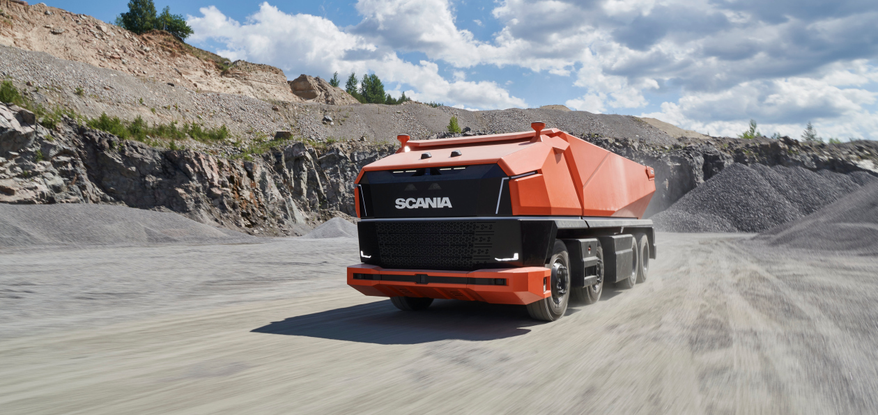Scania выпустила грузовик-беспилотник без кабины