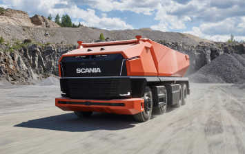Scania выпустила грузовик-беспилотник без кабины