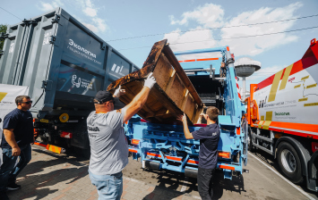 Мусоровозы Scania посетили семь городов в рамках всероссийского автопробега