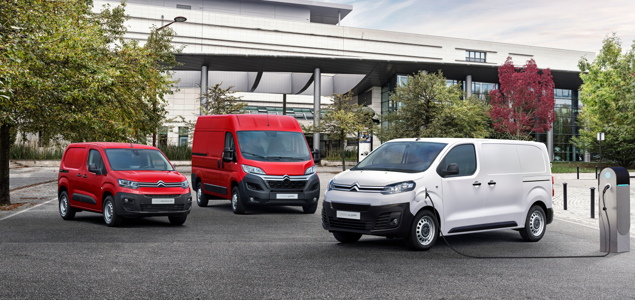 Citroen электрифицирует линейку коммерческого транспорта