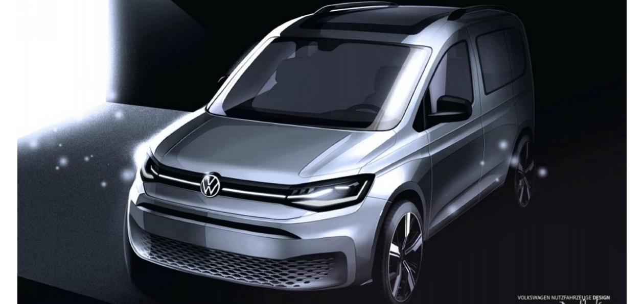Внешность нового Volkswagen Caddy рассекречена до премьеры
