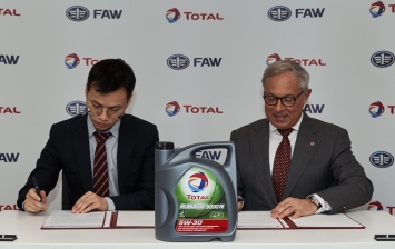 Грузовики FAW поедут на маслах Total