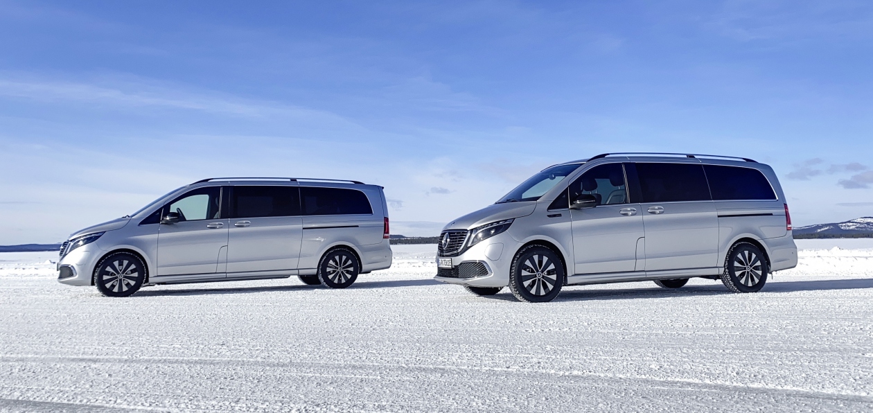 Новый Mercedes EQV прошел арктические тесты